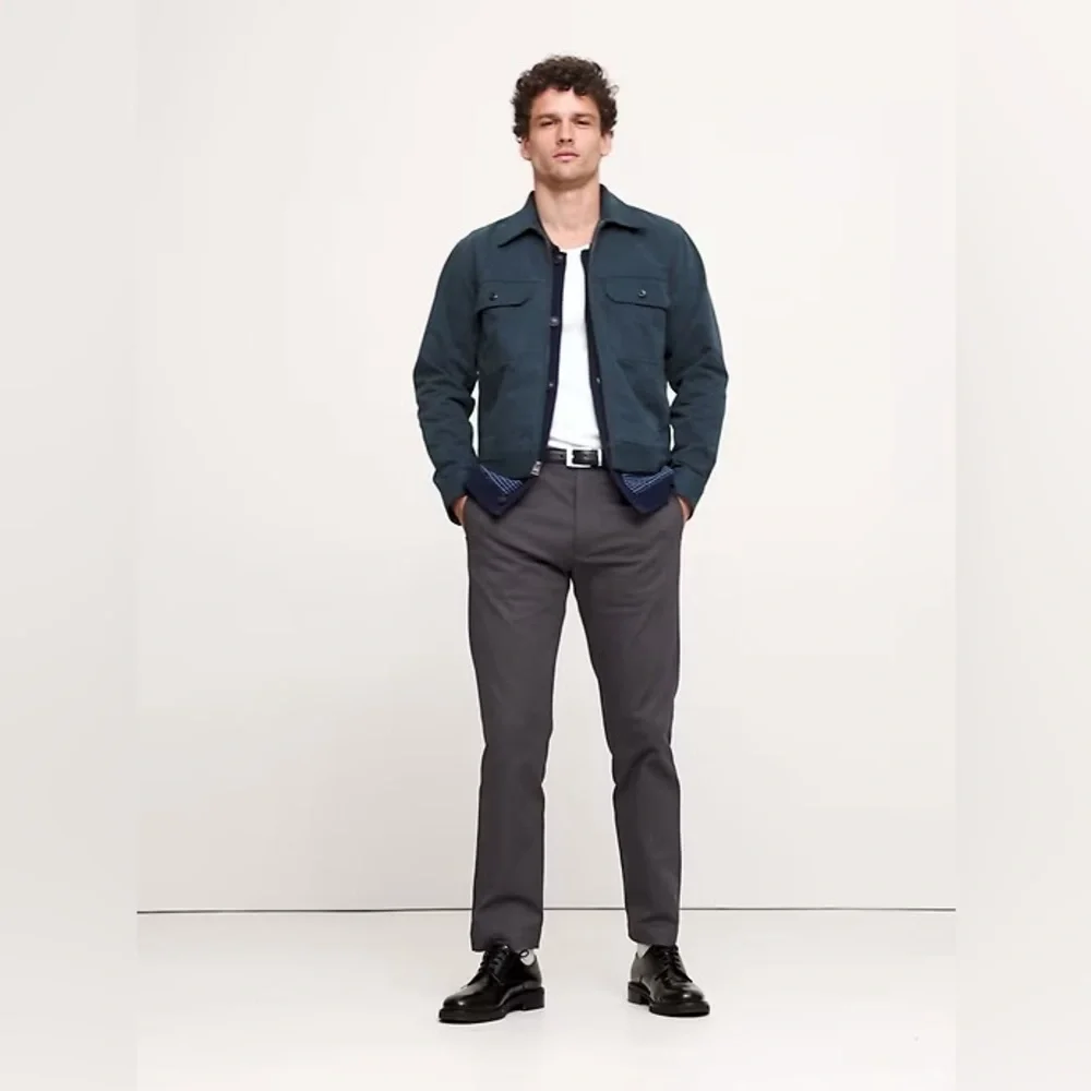 NEW! Banana Republic Collegiate Blue Twill Mechanic’s Jacket - Small 🛞